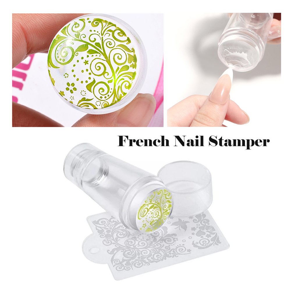 Professional-Looking Double-Headed Silicone Nail Art Stamper Manicure Seal for Beautiful Nails