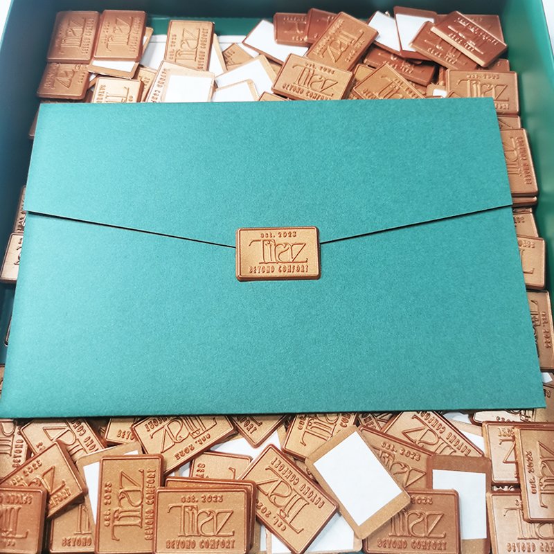 Factory Cheap Price Custom Wax Seal Sticker Self-adhesive Water-resistant 3D Sealing Wax Stickers for wedding invitation