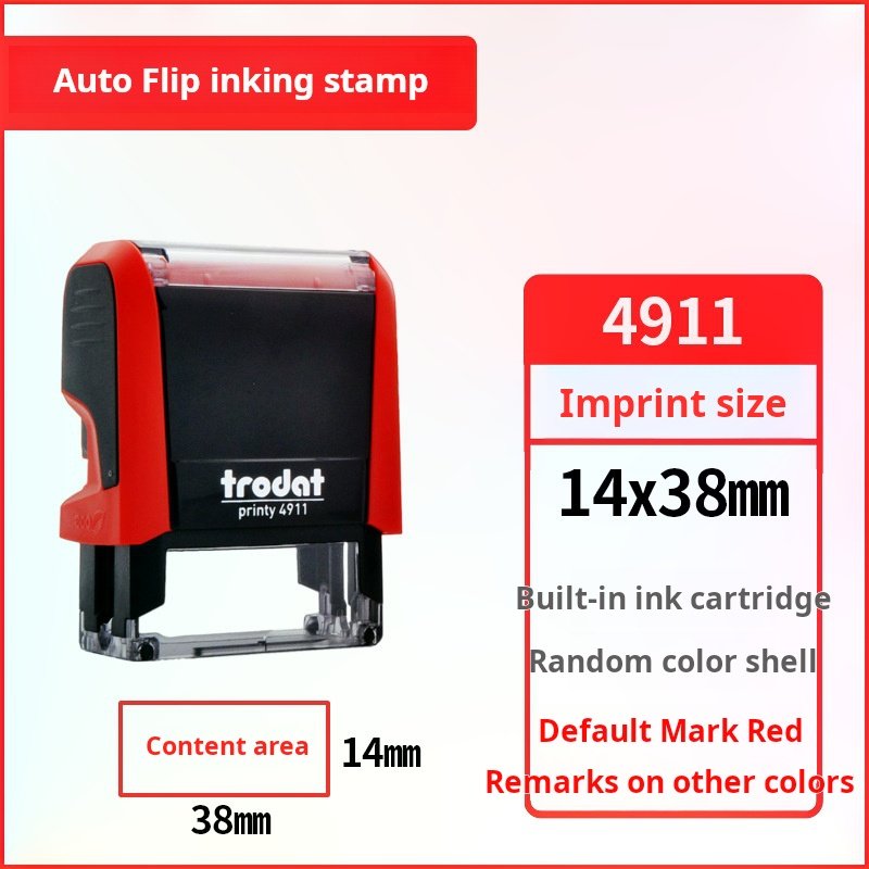 X906-1 S-1436e Wes Logo Self-inking Stamp Clothing Stamp