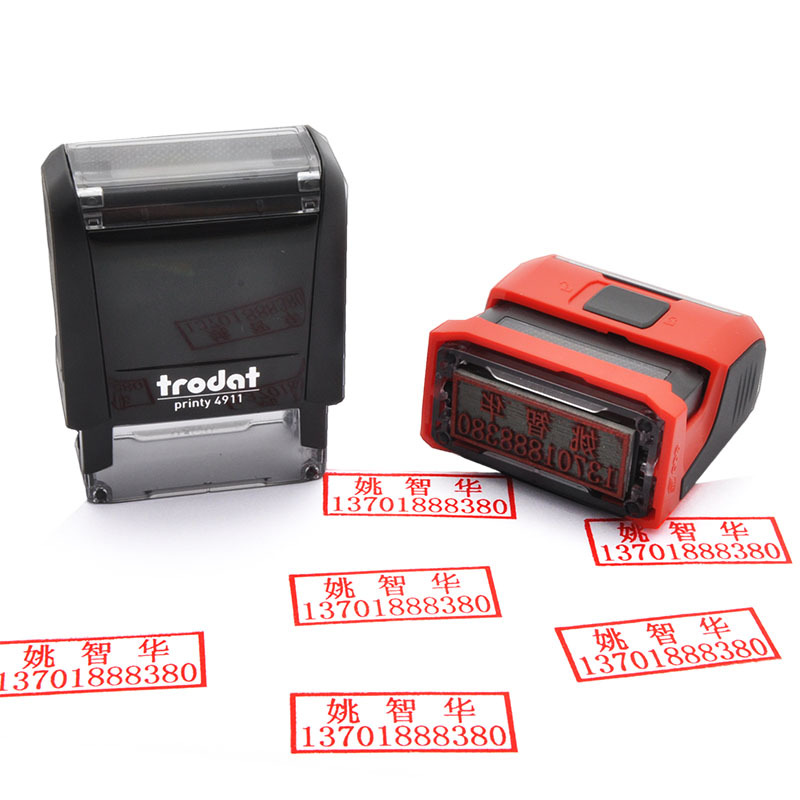 X906-1 S-1436e Wes Logo Self-inking Stamp Clothing Stamp
