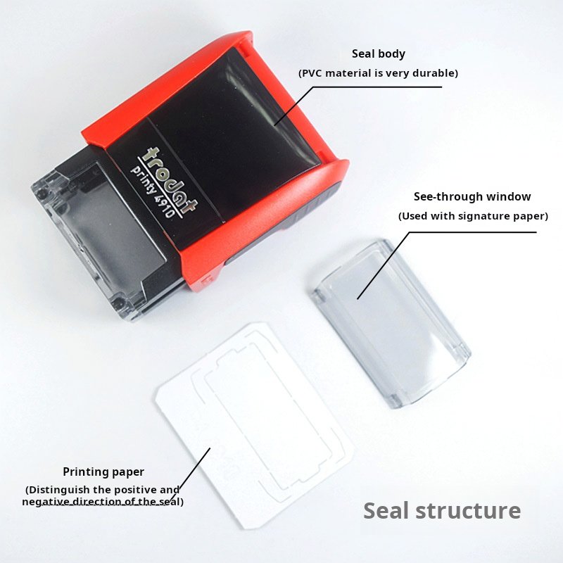 X906-1 S-1436e Wes Logo Self-inking Stamp Clothing Stamp
