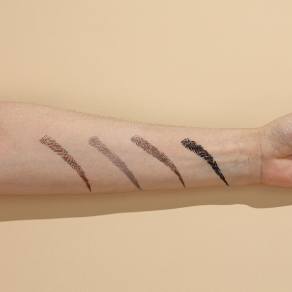 New double head eyebrow pencil eyeliner 2-in-1 Lazy high-gloss waterproof eye makeup