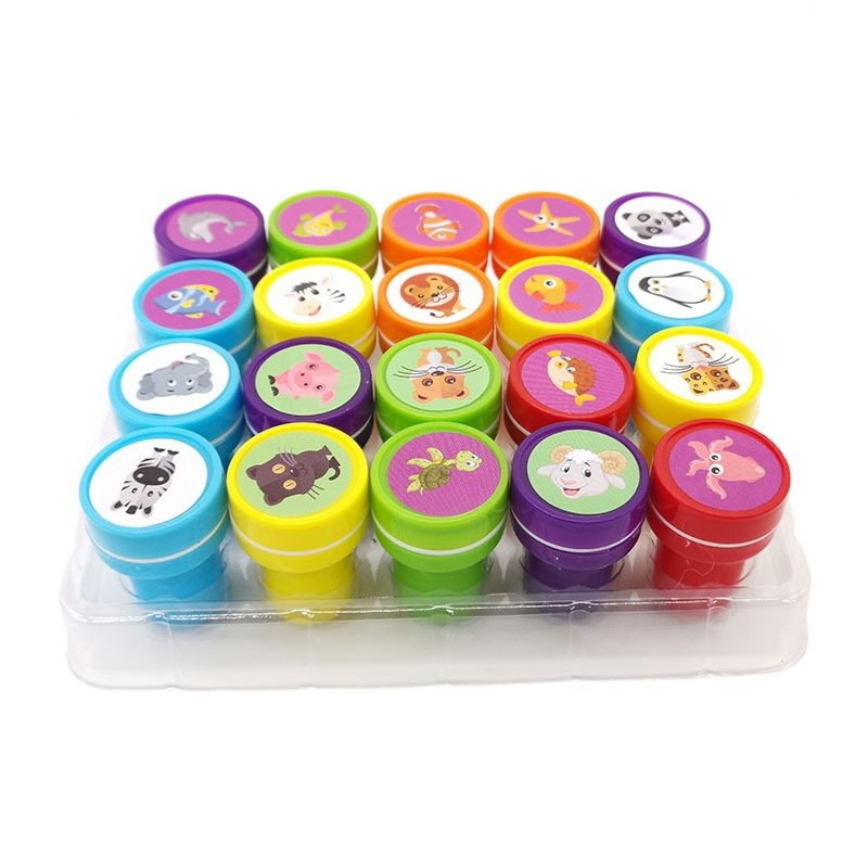 quick dry custom round stamp logo personalized self-inking stamp