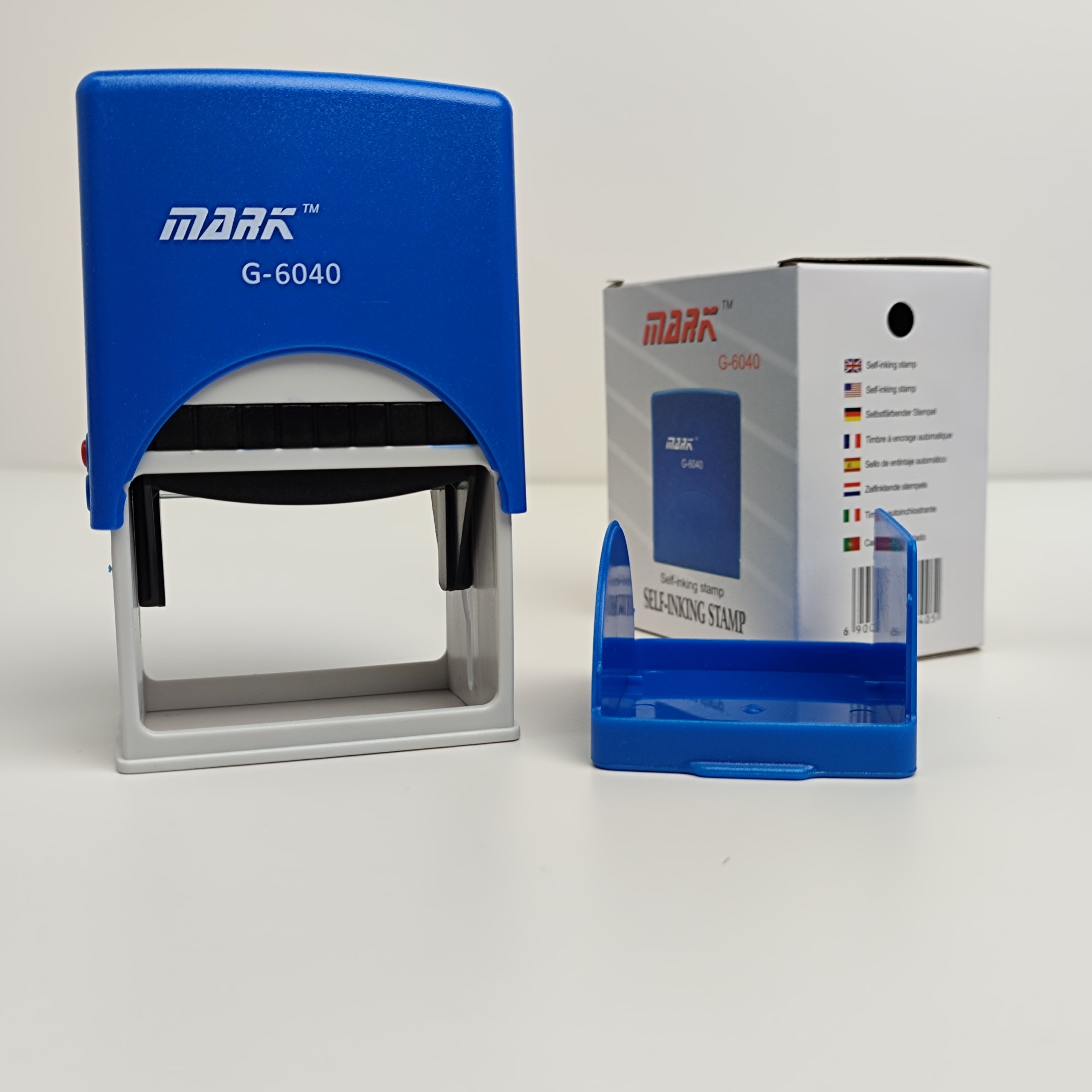Rubber Sealing Ink Stamp Black Handle Self inking Rubber Stamp Material OEM Self Inking Stamp