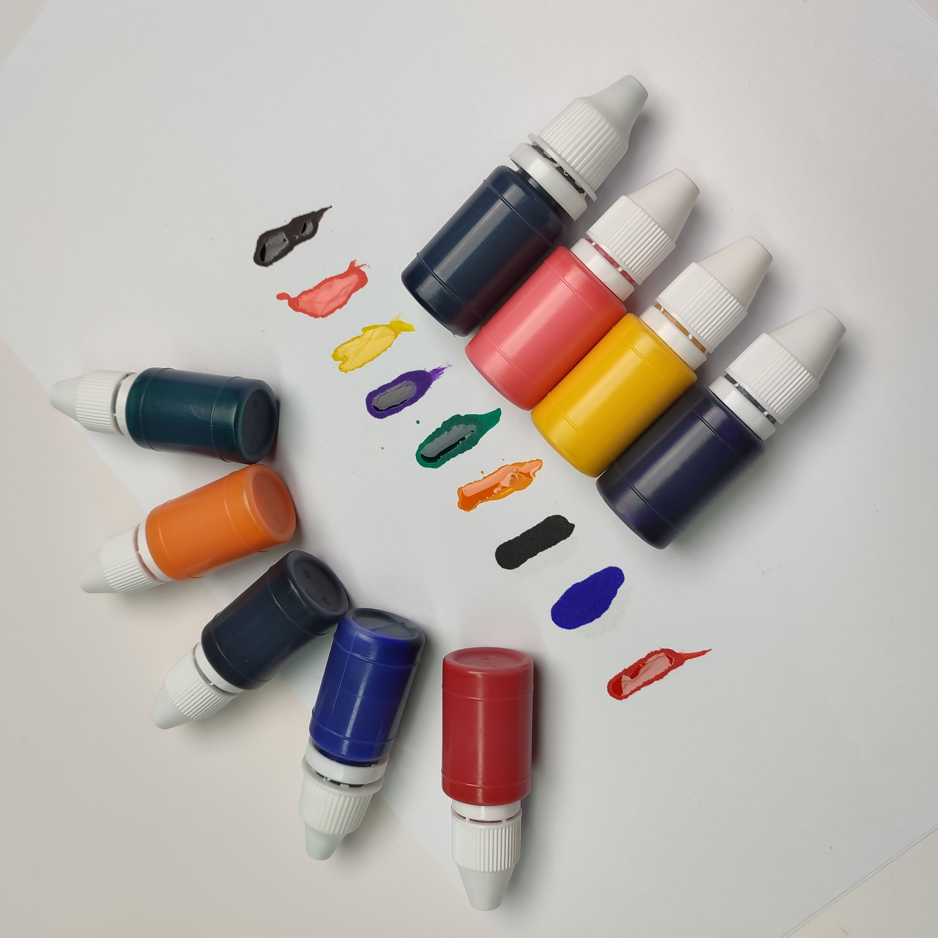 10ml 1L Multi Color Office Stamp Ink Paper Oil-Based Ink Flash Stamp Ink