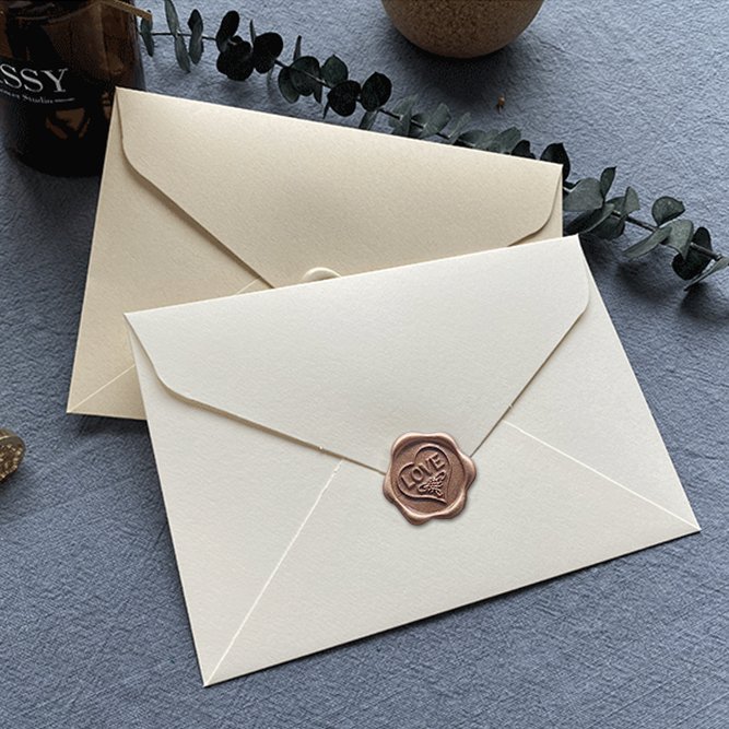 Custom Shape Modern Colorful Wedding Invitation Decorations With Letters