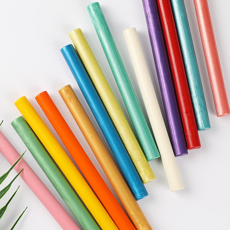 Fire paint cylindrical wax stick envelope invitation letter postcard fireproof paint sealing wax manufacturer wholesale