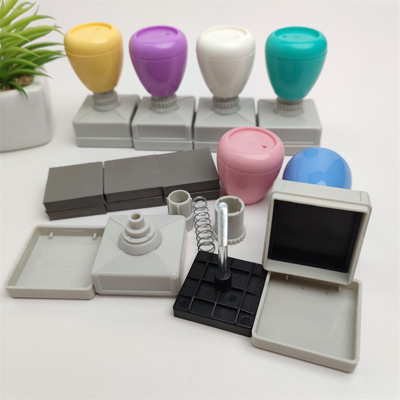 High quality Style Soft Color HA Round 32mm Flash Stamp Custom Teacher Flash Stamps