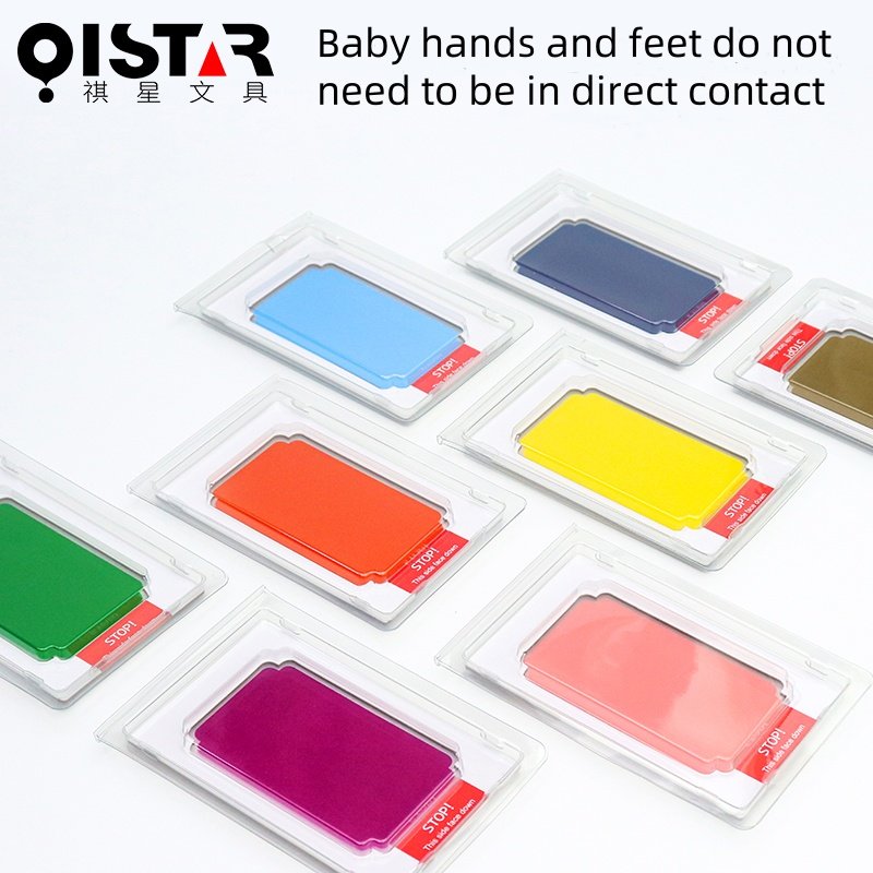 Baby Safe Printing Ink Pad Non-toxic Baby Footprint and Handprint Kit Keepsake Gifts to Cherish Baby's Memories