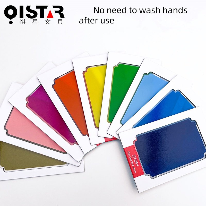 Baby Safe Printing Ink Pad Non-toxic Baby Footprint and Handprint Kit Keepsake Gifts to Cherish Baby's Memories