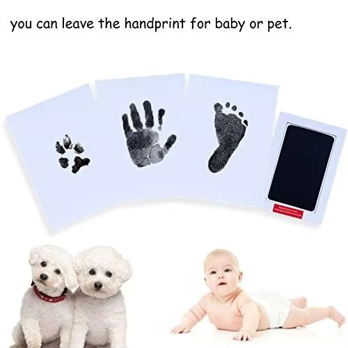 Baby Safe Printing Ink Pad Non-toxic Baby Footprint and Handprint Kit Keepsake Gifts to Cherish Baby's Memories