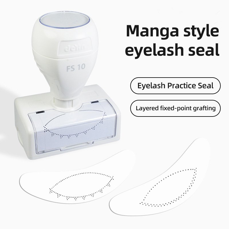 Practical Eyelash stamps for Practice and Training