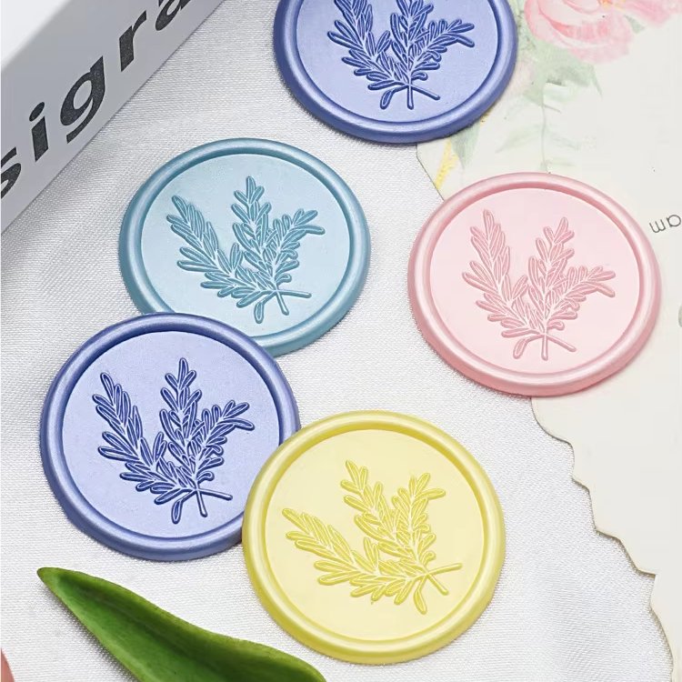 Irregular Shape Custom Logo Wax Seal Sticker Adhesive Envelopes