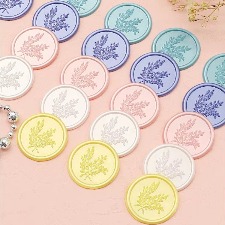Irregular Shape Custom Logo Wax Seal Sticker Adhesive Envelopes