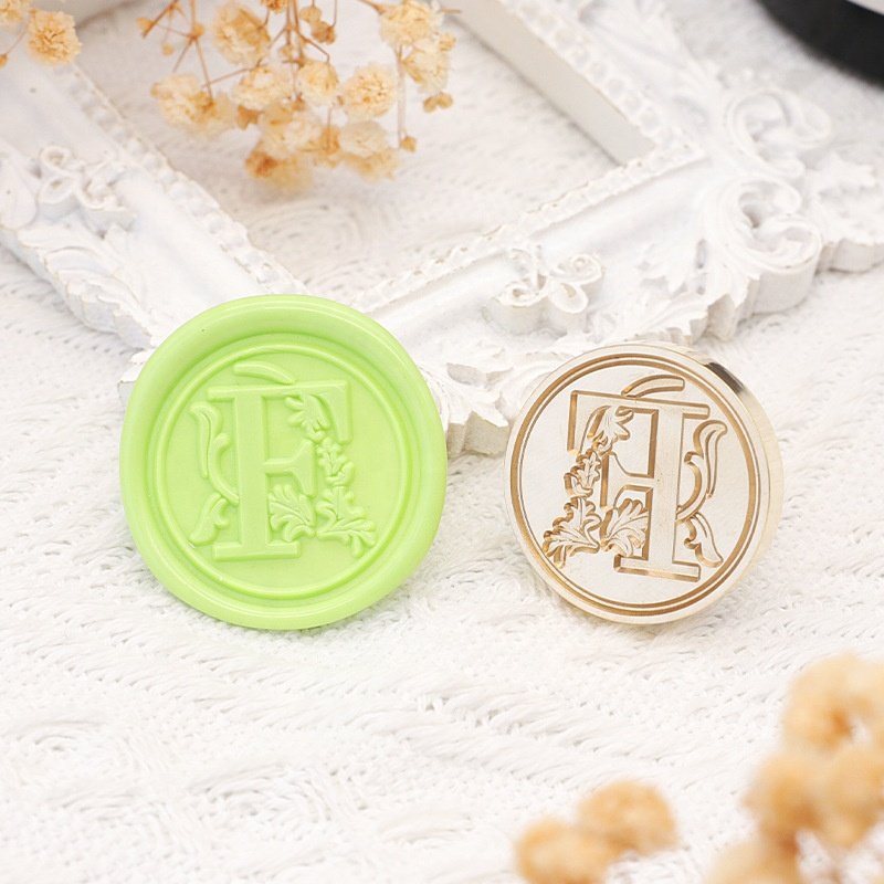 European 26 Alphabet Letters Classic A-Z Wax Seal Stamp Brass Head