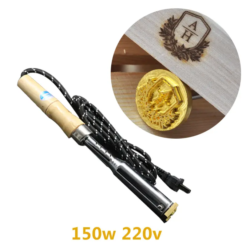 150W Branding Iron Stamp Design Custom Logo Heat Stamp Wood Burning Stamps Wooden Brand Branding Irons