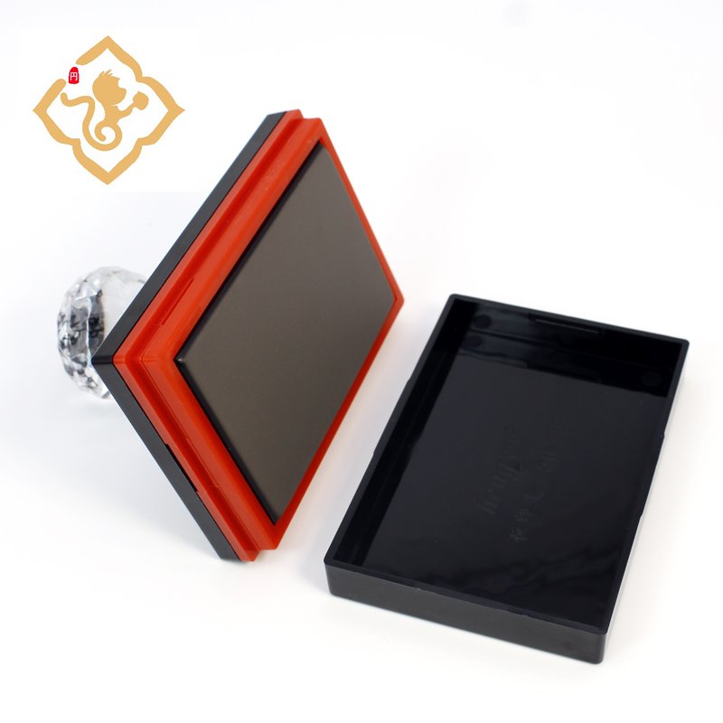 Rectangular photosensitive seal material factory wholesale customized name logo flash office stamp