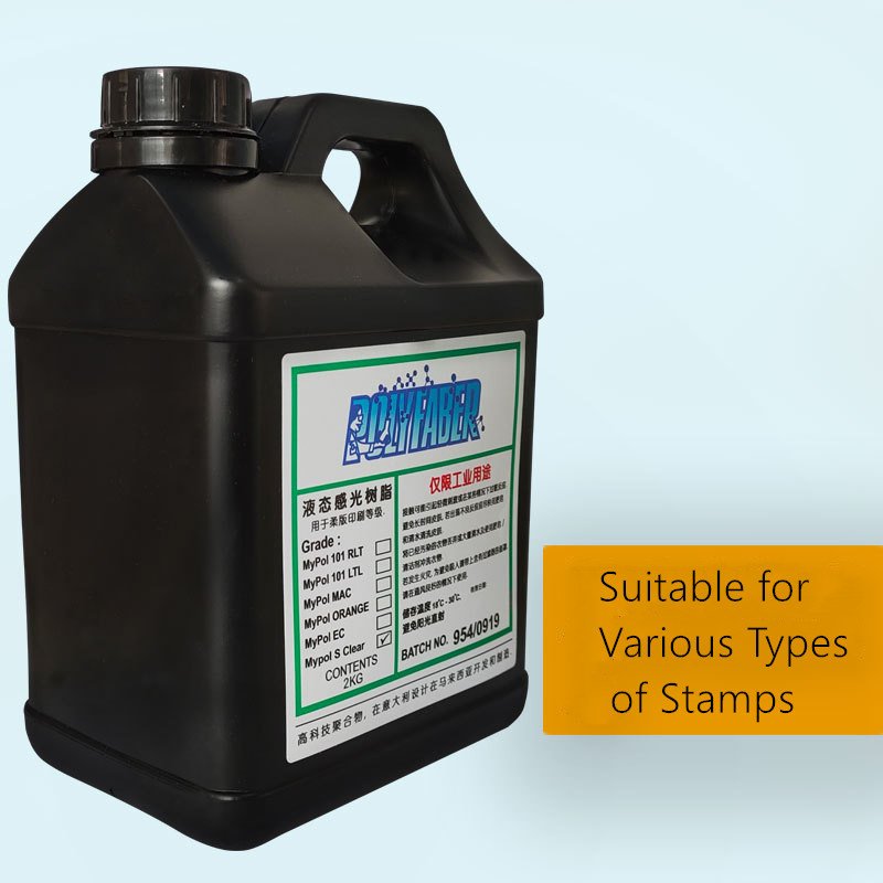 Factory wholesale high quality polymer for making rubber stamps liquid polymer for stamp making photopolymer stamp resin