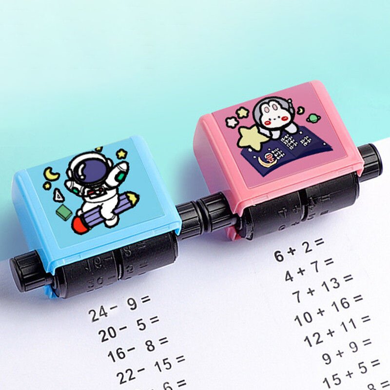 Homework math roller practice stamp maths roller stamp divide math add subtract scroll stamp