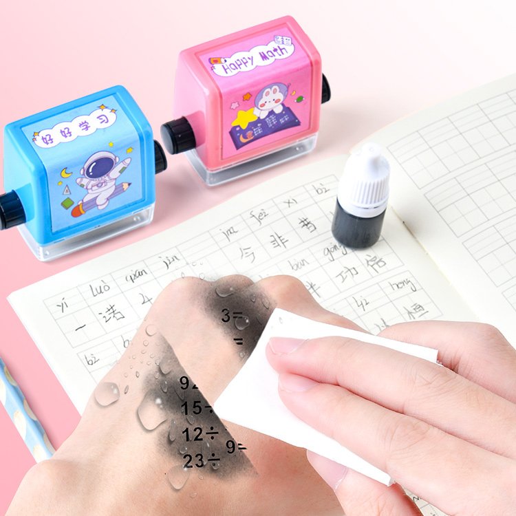 Homework math roller practice stamp maths roller stamp divide math add subtract scroll stamp