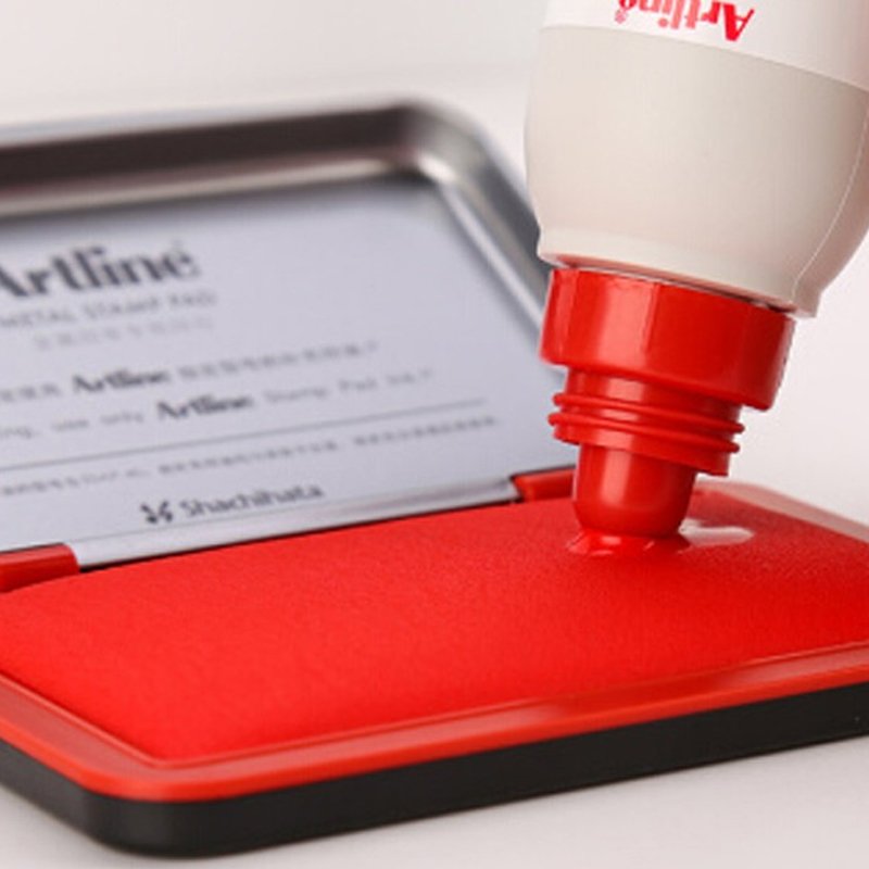 Artline metal quick drying printing table EHP-2 for financial office Re-inkable stamp pad