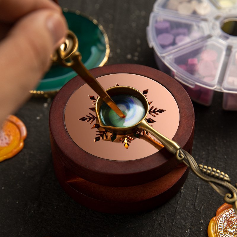 Stamp head Tool Stir Stick Tweezers Diy Making Handmade Envelope Wedding Invitation Seal Wax Fire Paint Seal Tool