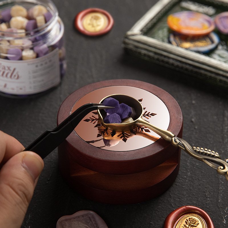 Stamp head Tool Stir Stick Tweezers Diy Making Handmade Envelope Wedding Invitation Seal Wax Fire Paint Seal Tool