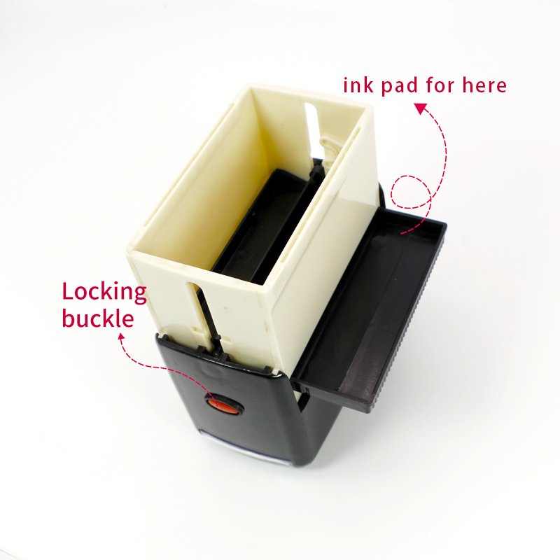 Hot selling self inking stamp New Model High Quality DIY Blank Self Inking Rubber Laser Stamp