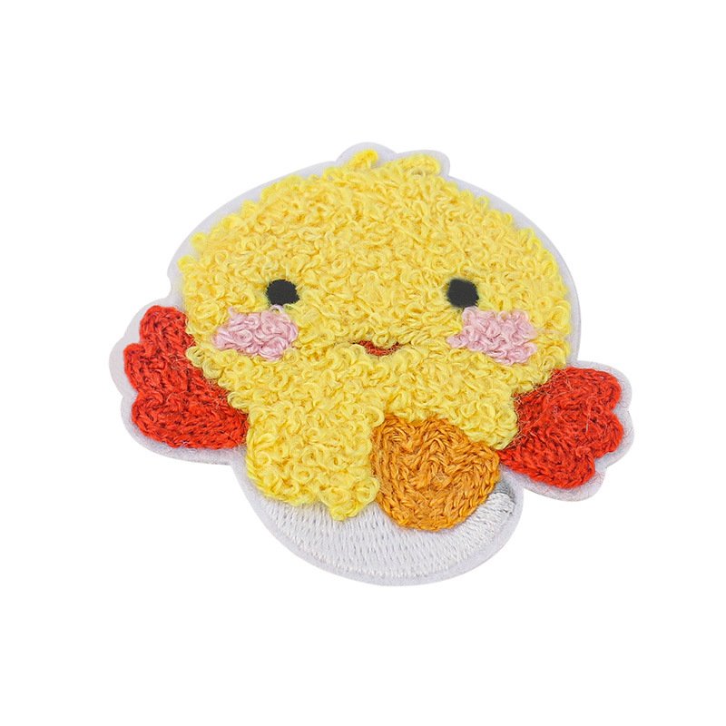Wangshun Gradient Toothbrush Embroidery Logo Letter Fashion Clothes Bag Accessories Computer Embroidery Patch Iron Stamp
