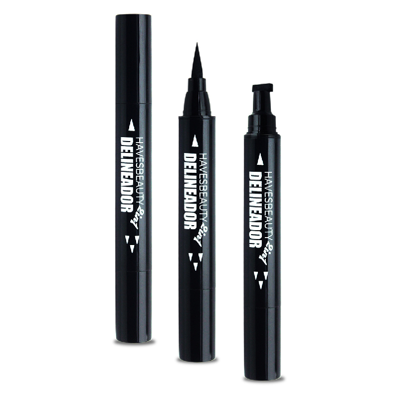 36 Pcs/Box Winged Eyeliner Stamp, Black Liquid Eyeliner Pens Easy Eye Stencil Makeup Tool Smudge Proof & Waterpoof Eye Liner
