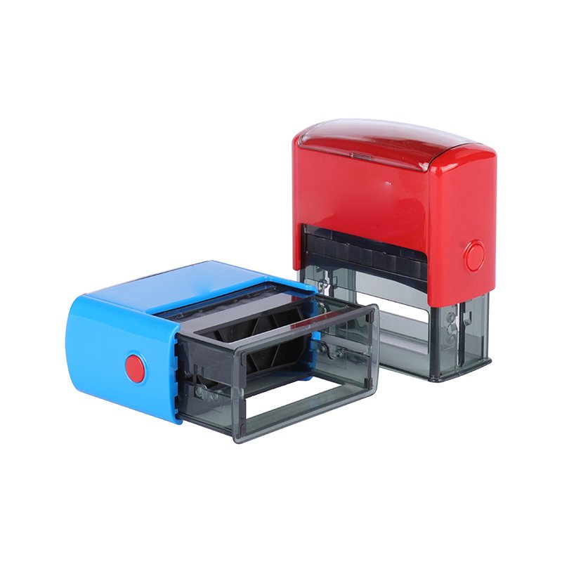 Hot-sale Custom Return Address Stamp Automatic Stamps Office Self Inking Rectangle Personalized Stamp Self-inking 58*22 mm