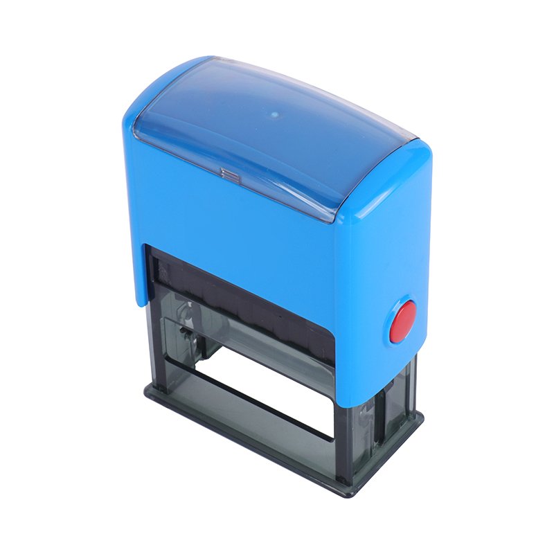 Hot-sale Custom Return Address Stamp Automatic Stamps Office Self Inking Rectangle Personalized Stamp Self-inking 58*22 mm