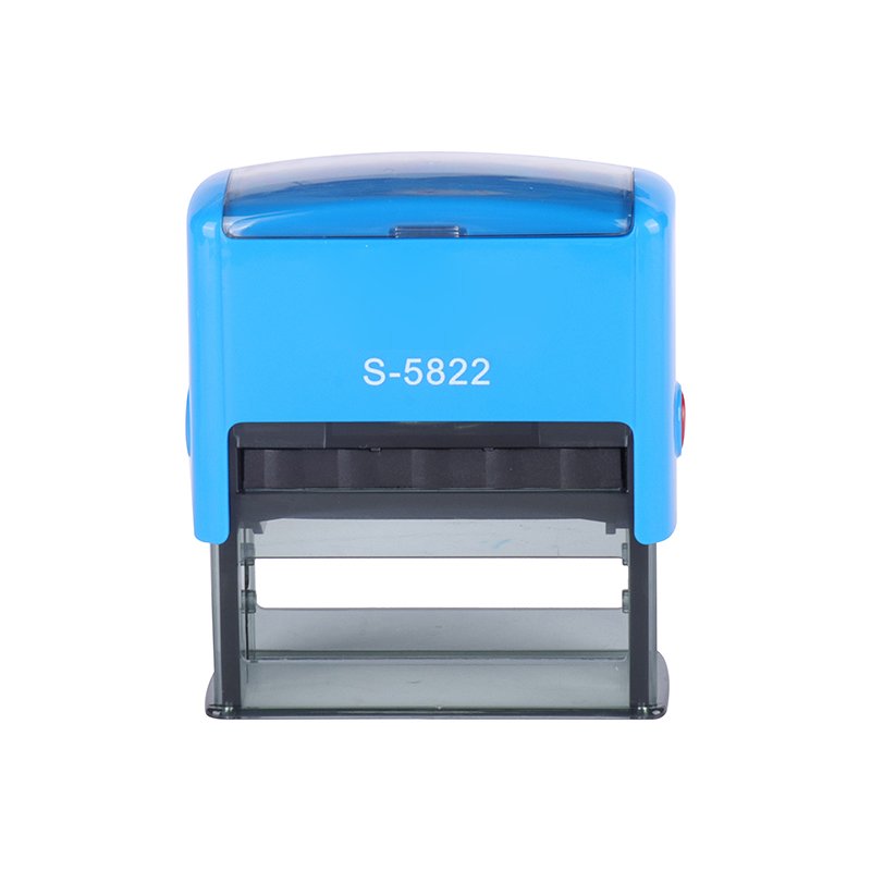 Hot-sale Custom Return Address Stamp Automatic Stamps Office Self Inking Rectangle Personalized Stamp Self-inking 58*22 mm
