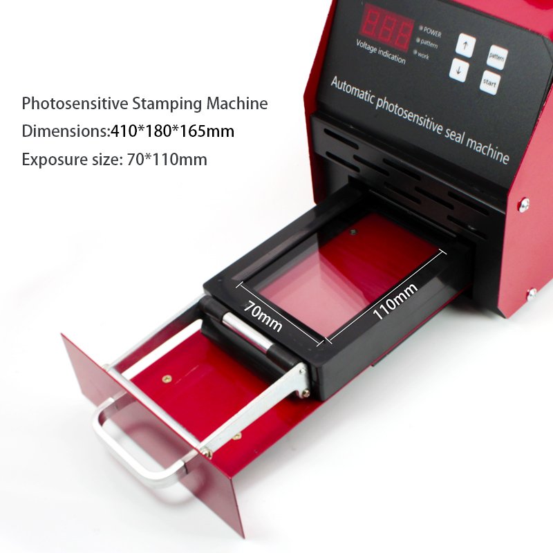 Flash stamp machine automatic photosensitive flash clothes name stamp making machine rubber flash stamp machine