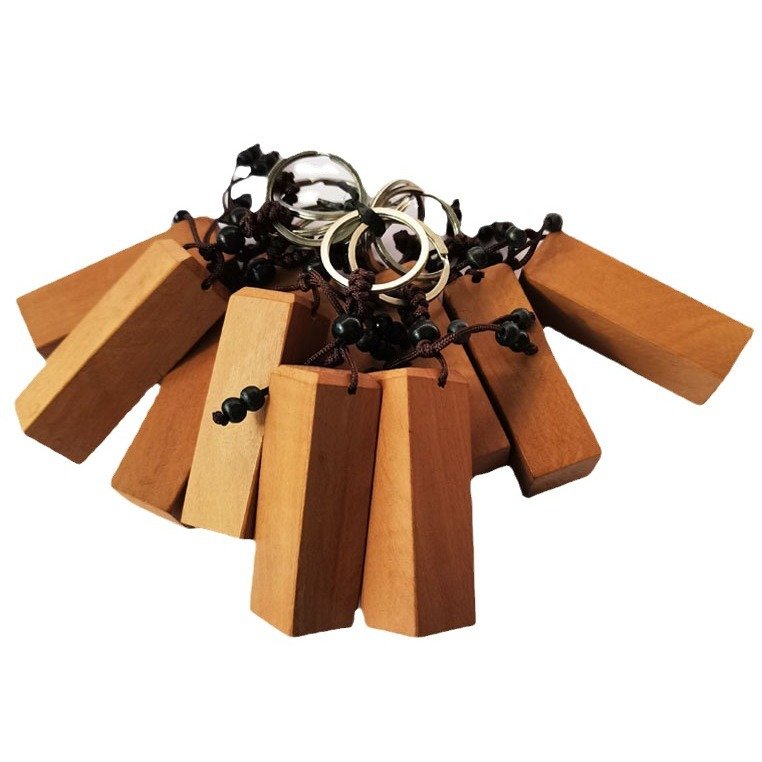 Wholesale Stamp Merchandise Lather Working Polished Ebony Timber Wood Processed Stamps for engraving company name