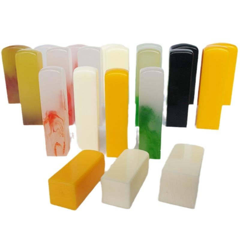Wholesale Stamp Merchandise Lather Working Polished Ebony Timber Wood Processed Stamps for engraving company name