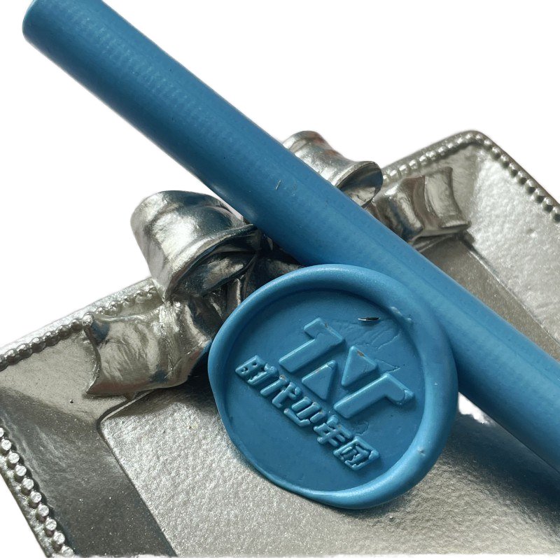 Glorious blue 135*11mm sealing wax sticks for glue gun for decoration , production application