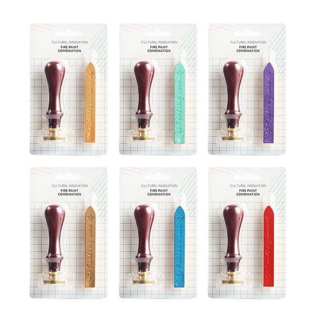 Wax seal set can be customized with micro labels, decorative invitation letters, envelopes, DIY wholesale