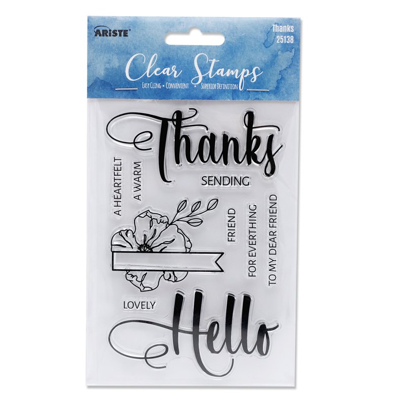 25137 2023 Custom design 105*155mm Decoration Silicone Clear Stamps for paper craft cardmaking scrapbooking