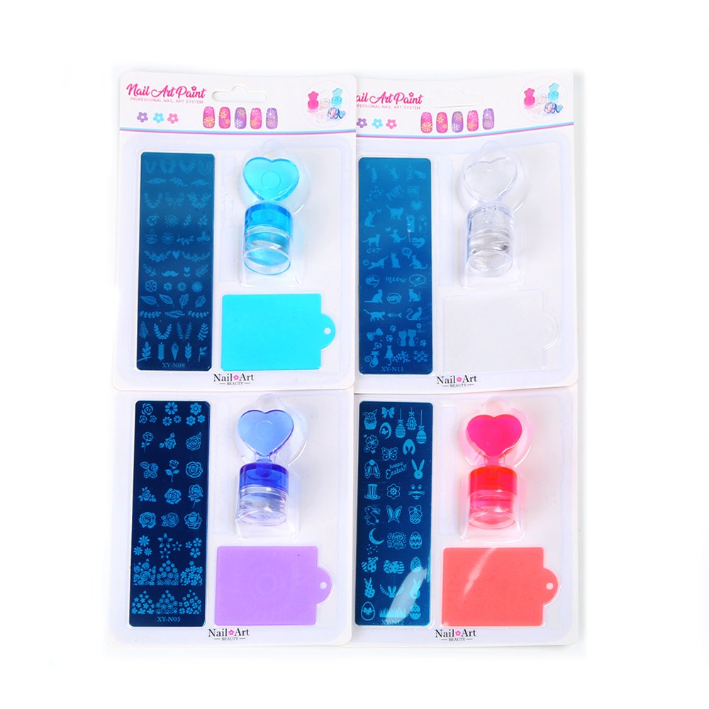 4x12 cm Love Nail Art Stamp Set Premium Nail Stamper for Creative Designs