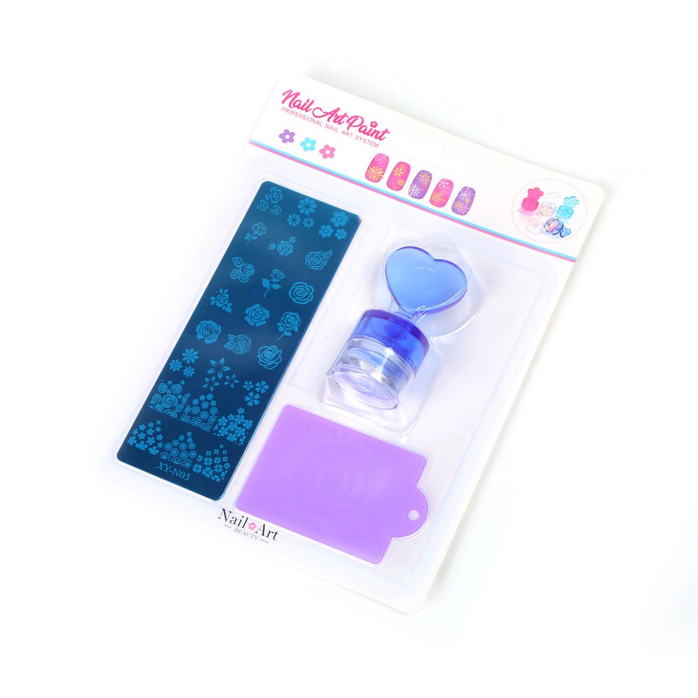 4x12 cm Love Nail Art Stamp Set Premium Nail Stamper for Creative Designs