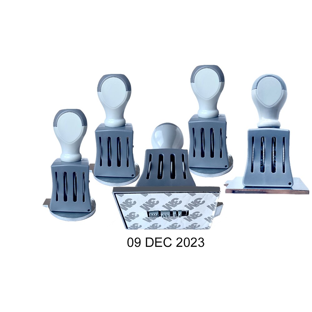 Functional scrapbooking rubber custom self inking date stamp blank material muti sizes