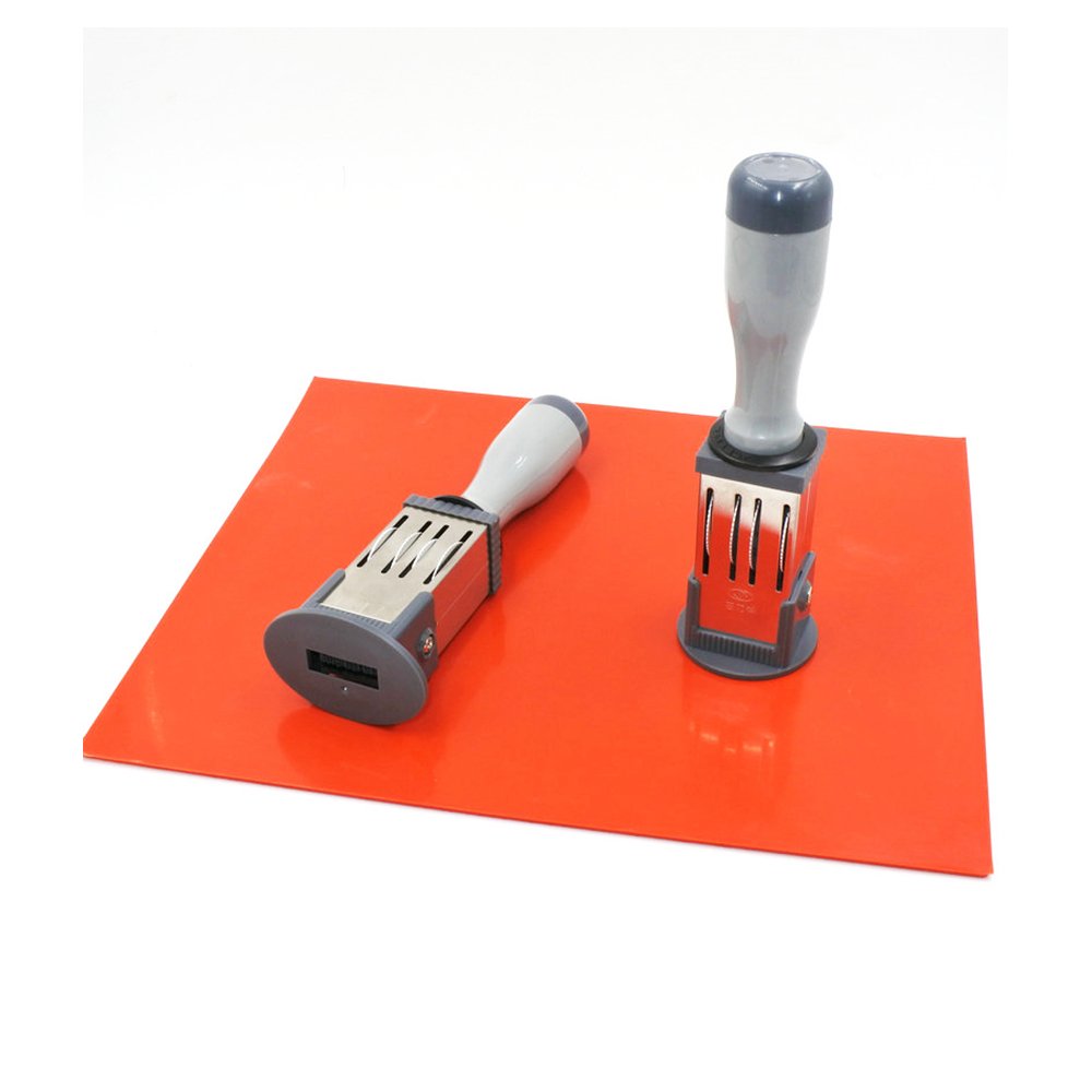 Functional scrapbooking rubber custom self inking date stamp blank material muti sizes