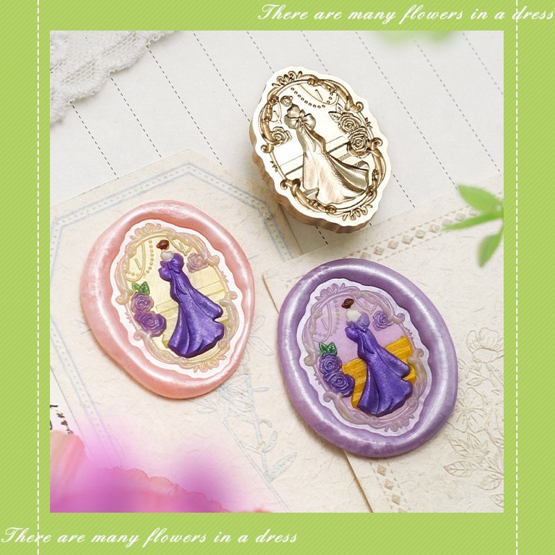 Wedding Collection 3D Stamps DIY Invitations Gift Wax Seal Stamp Brass Head