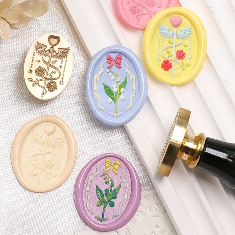 Wedding Collection 3D Stamps DIY Invitations Gift Wax Seal Stamp Brass Head