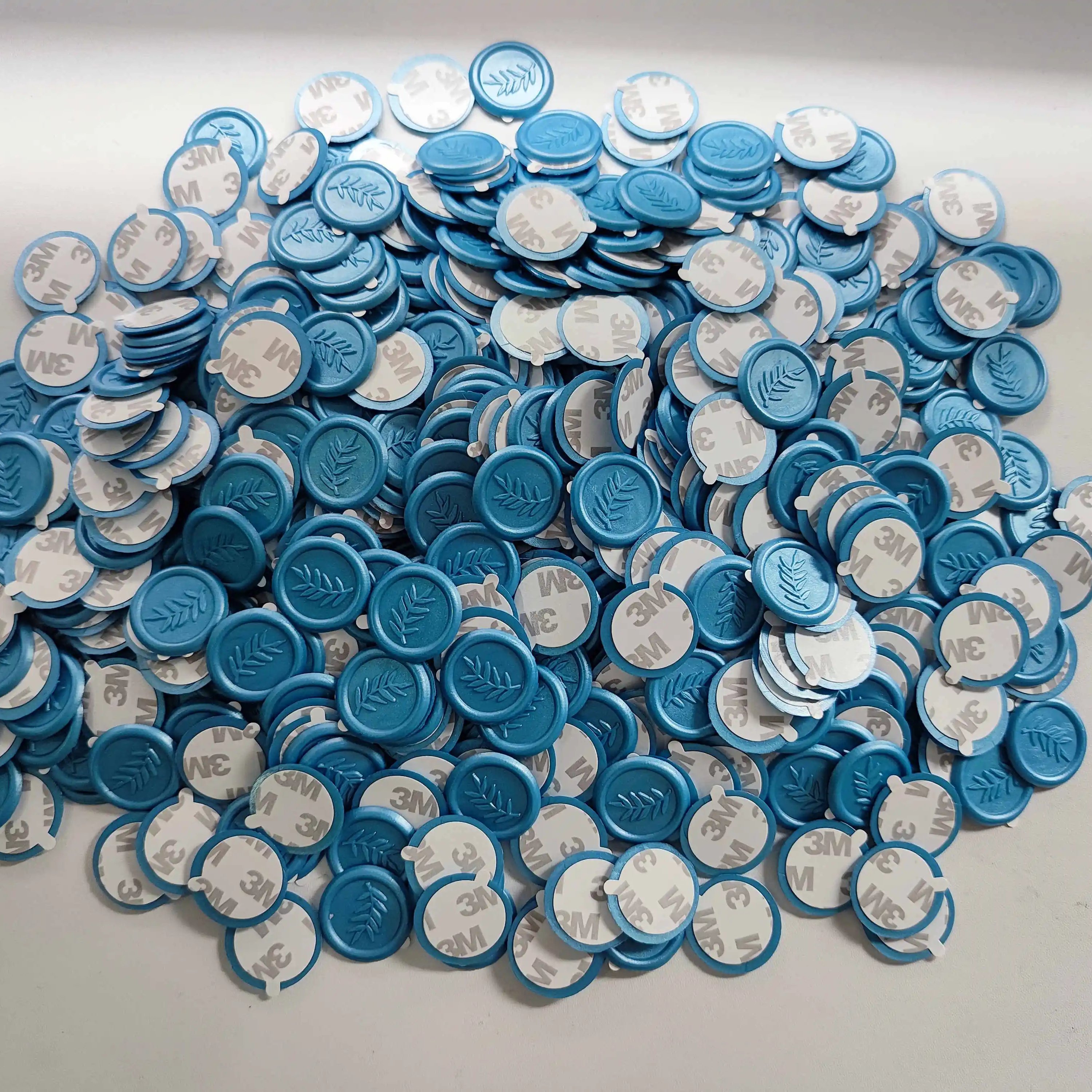 Wholesale Custom Strong Adhesive Wax Label Sticker Wax Seals