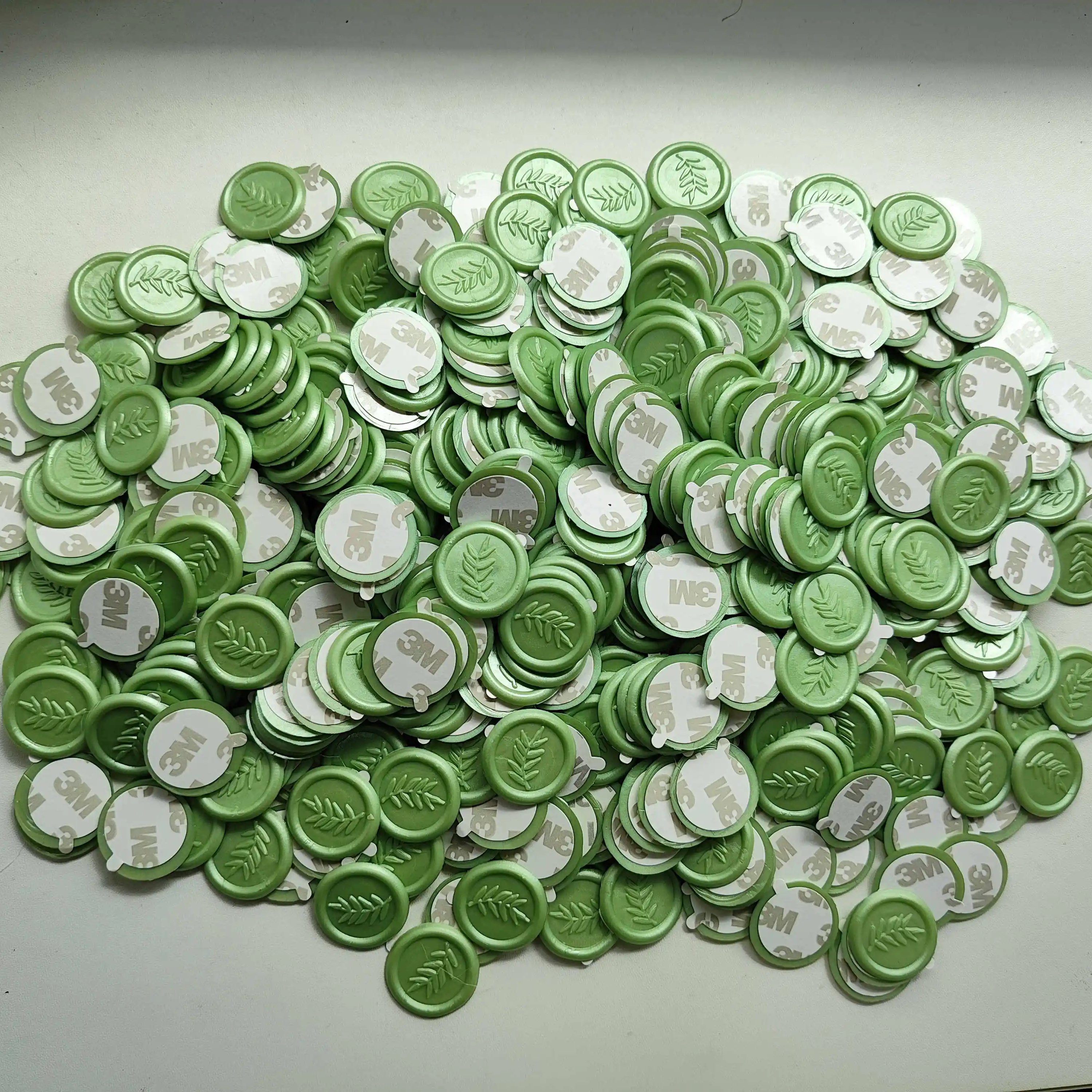 Wholesale Custom Strong Adhesive Wax Label Sticker Wax Seals