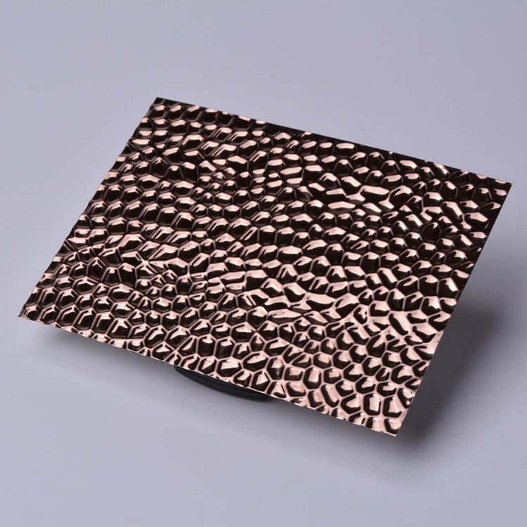 Color mirror stamped water ripple 201 304 pvd color coating stainless steel sheet 08 mm for ceiling sheet stainless steel