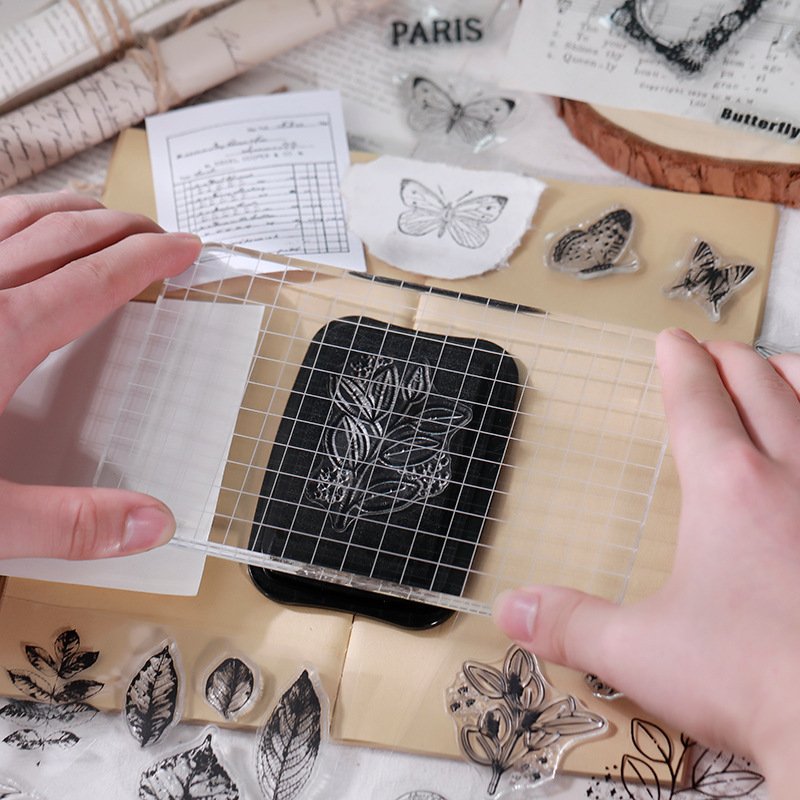 16 Style Now Product Retro Clear Stamps Custom Silicone Clear Stamp for Card Making Scrapbooking