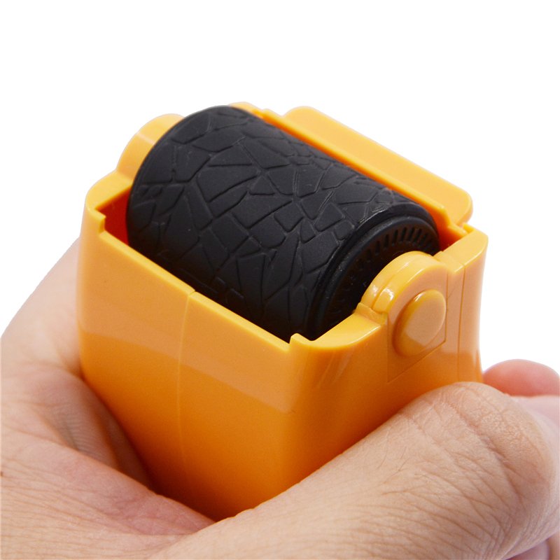 Identity theft secret protection confidential marker with various size roller stamp